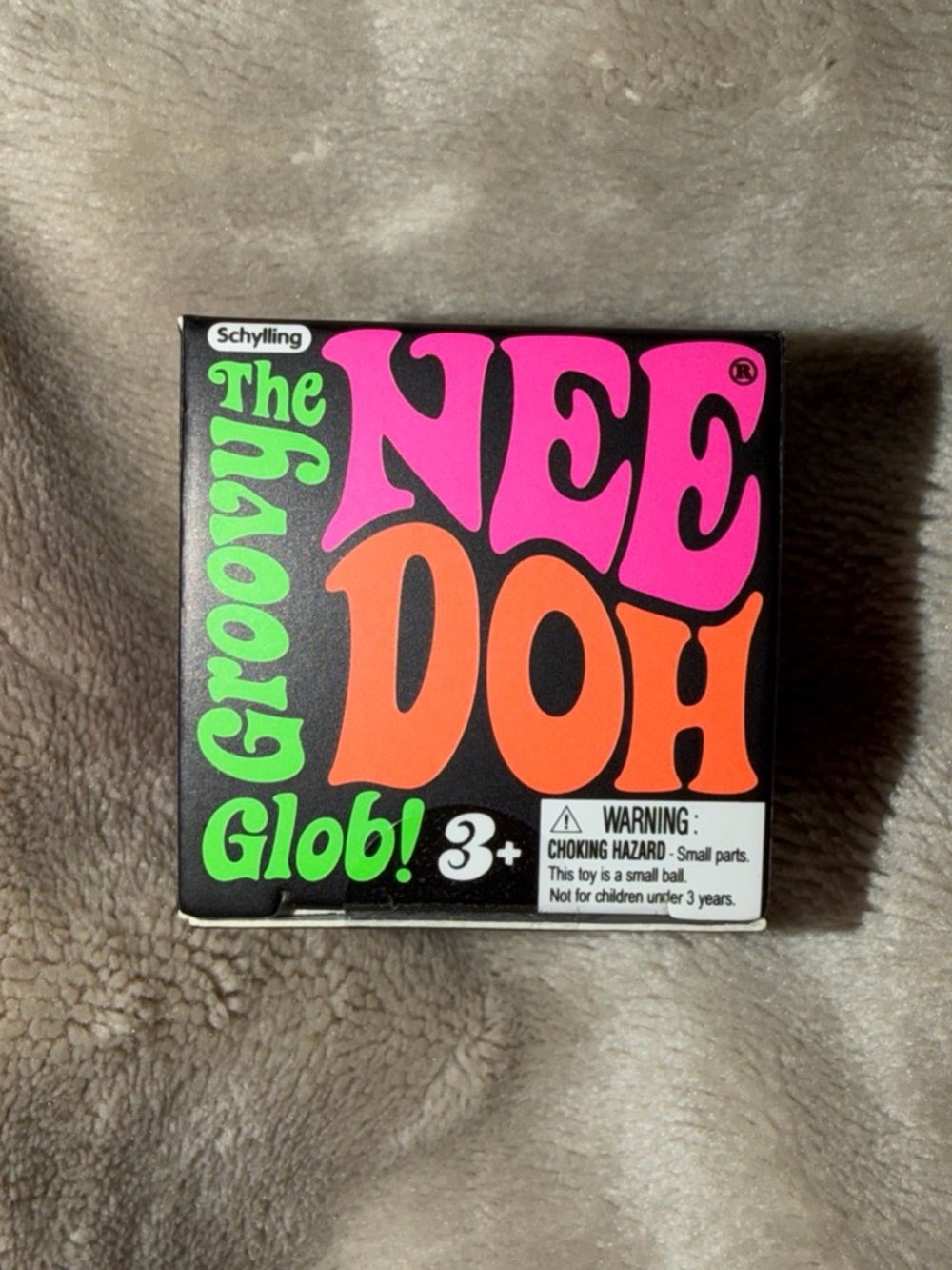 Schylling NeeDoh Squish Stress Ball Sensory Fidget Toy Pink New Box